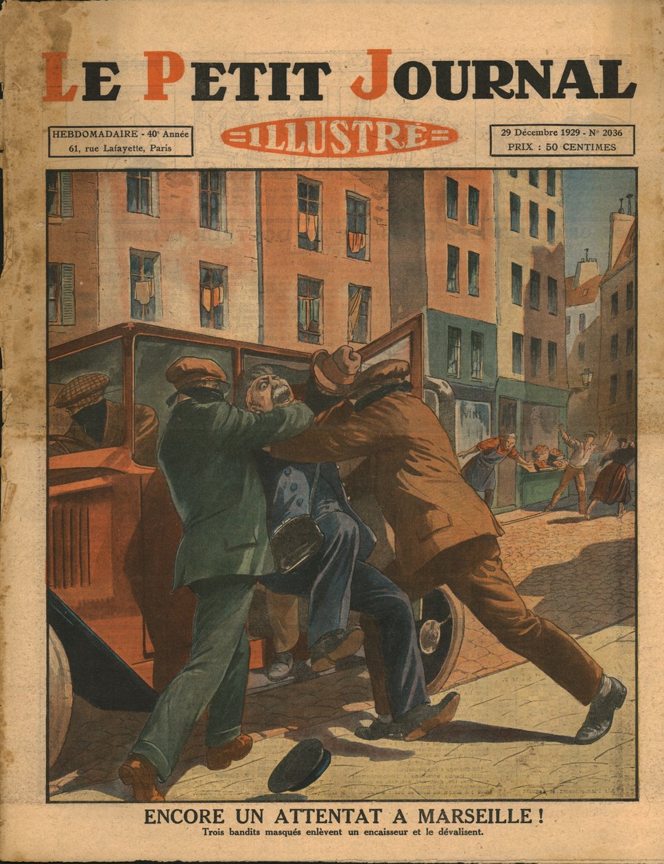 هجوم آخر في مرسيليا !، 1929. بواسطة غير معروف