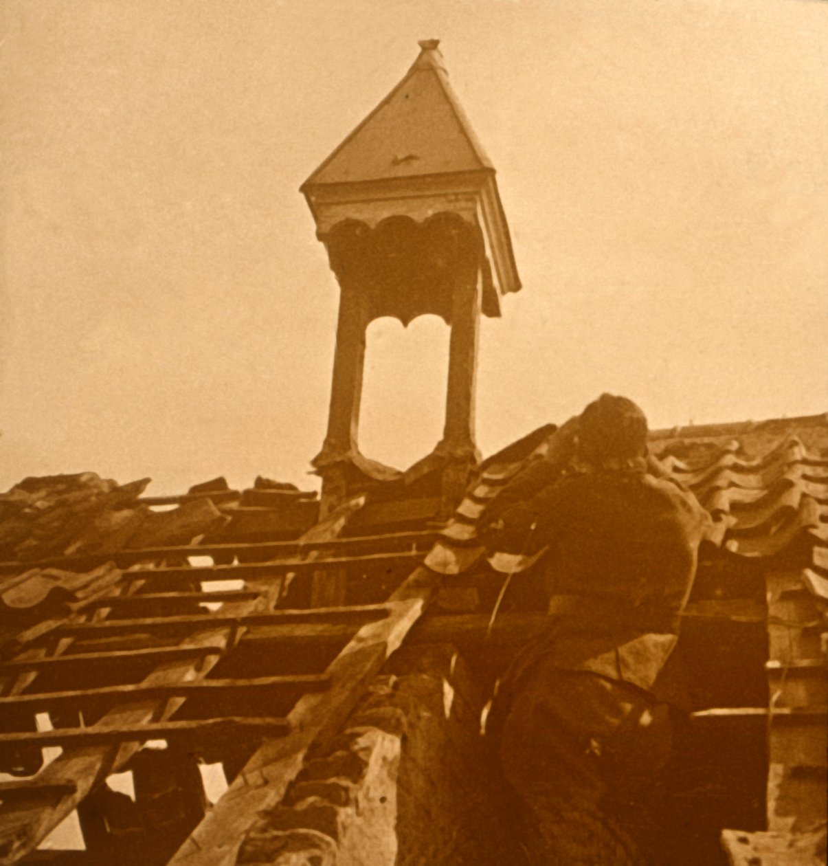 إطلاق مضاد للطائرات ، خط أمامي ، c1914-c1918 بواسطة غير معروف