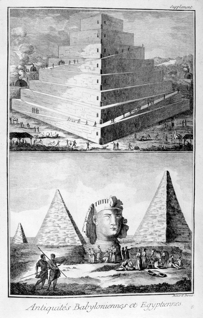 آثار بابل ومصر ، 1751-1777 بواسطة غير معروف