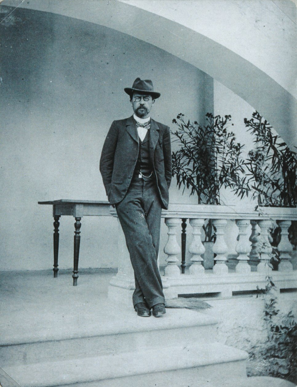 أنطون تشيخوف في يالطا ، 1899-1900 بواسطة غير معروف