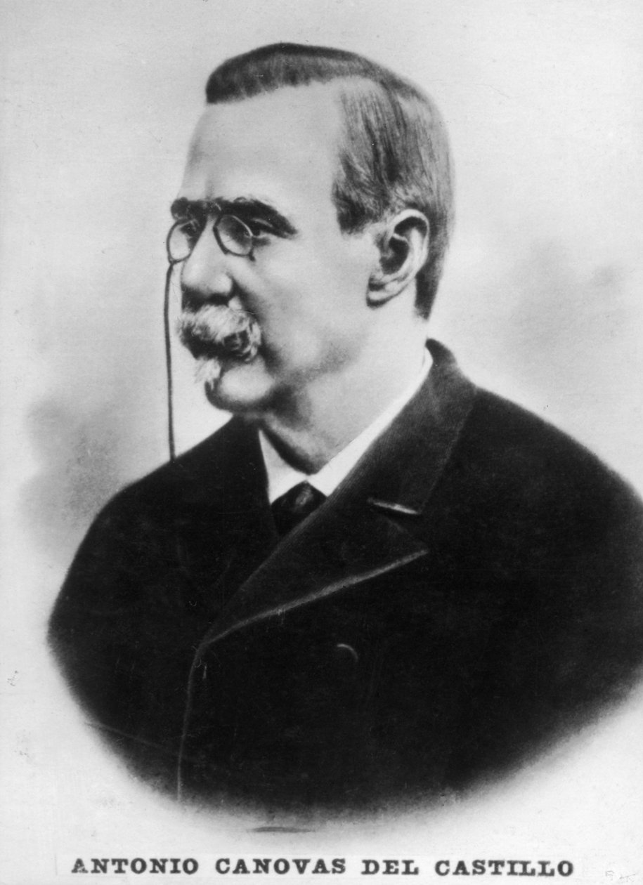 أنطونيو كانوفاس ديل كاستيلو ، رئيس الوزراء الإسباني ، c1910 بواسطة غير معروف