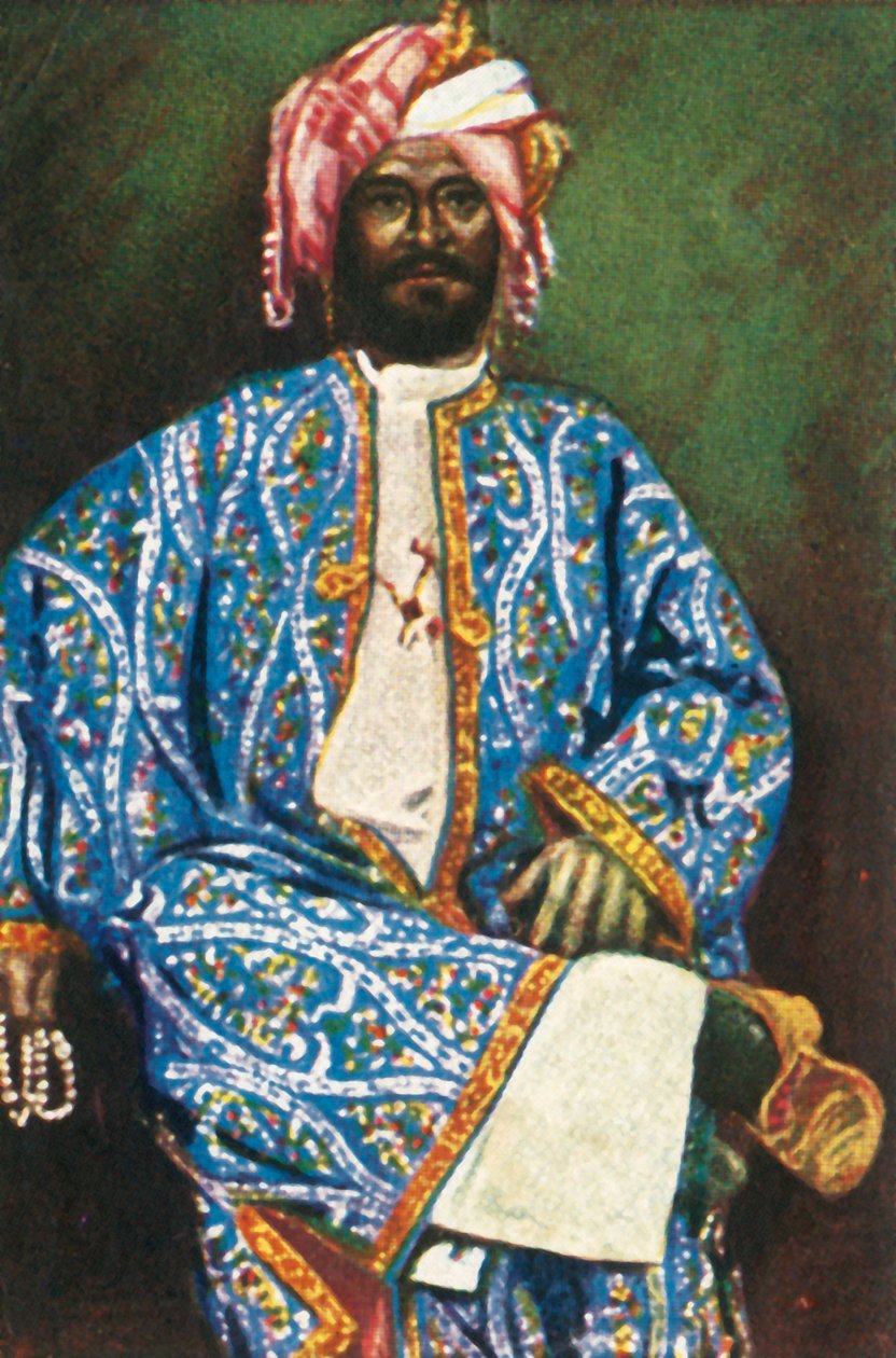 تاجر اللؤلؤ العربي ، c1928. بواسطة غير معروف