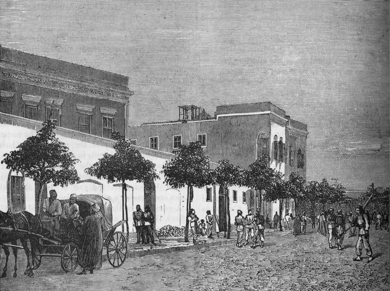 بيت عربى باشا ، القاهرة ، c1882-1885. بواسطة غير معروف