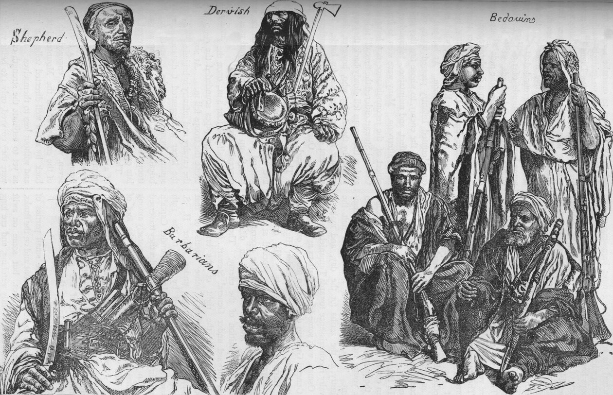 عرب السودان ، 1858-85 بواسطة غير معروف
