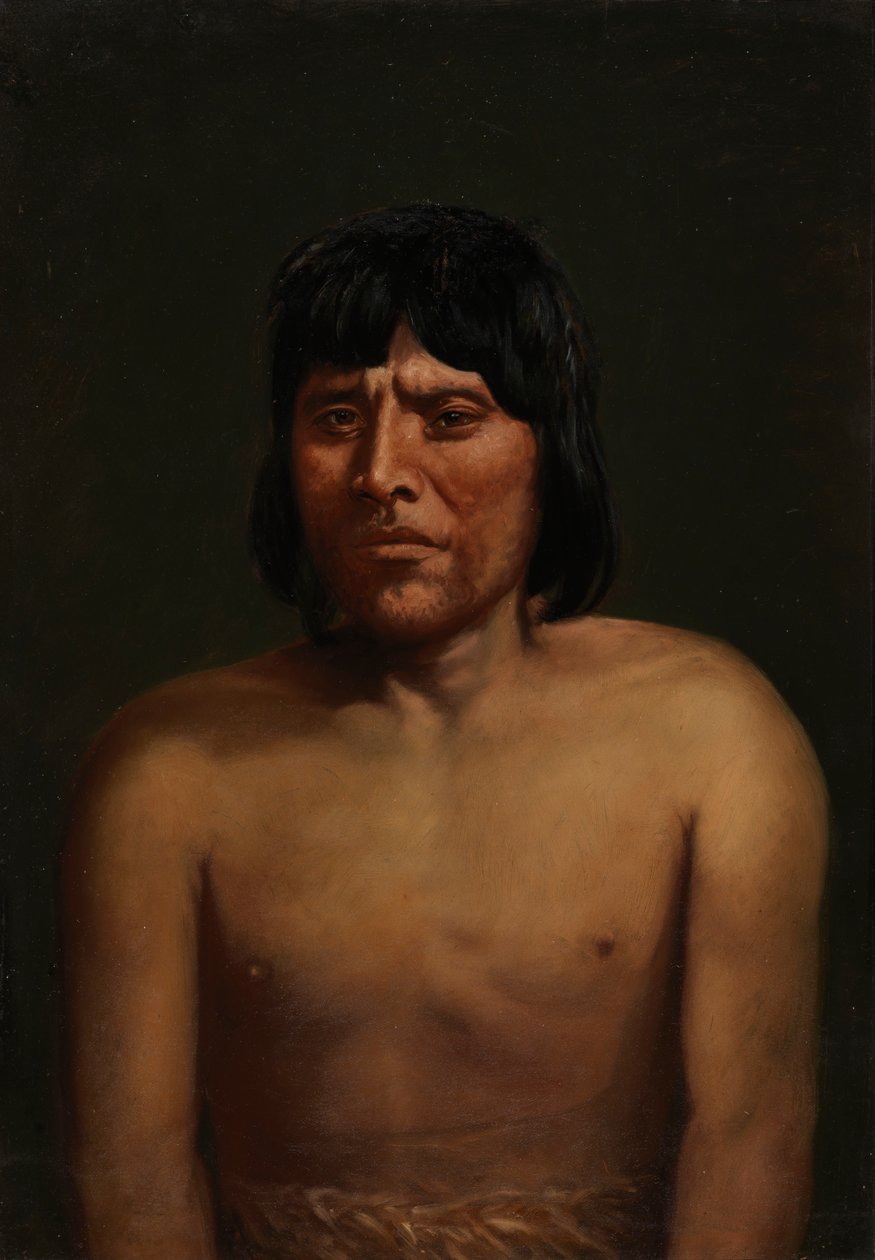 Araucanian Man ، كاليفورنيا. 1890-1892. بواسطة غير معروف