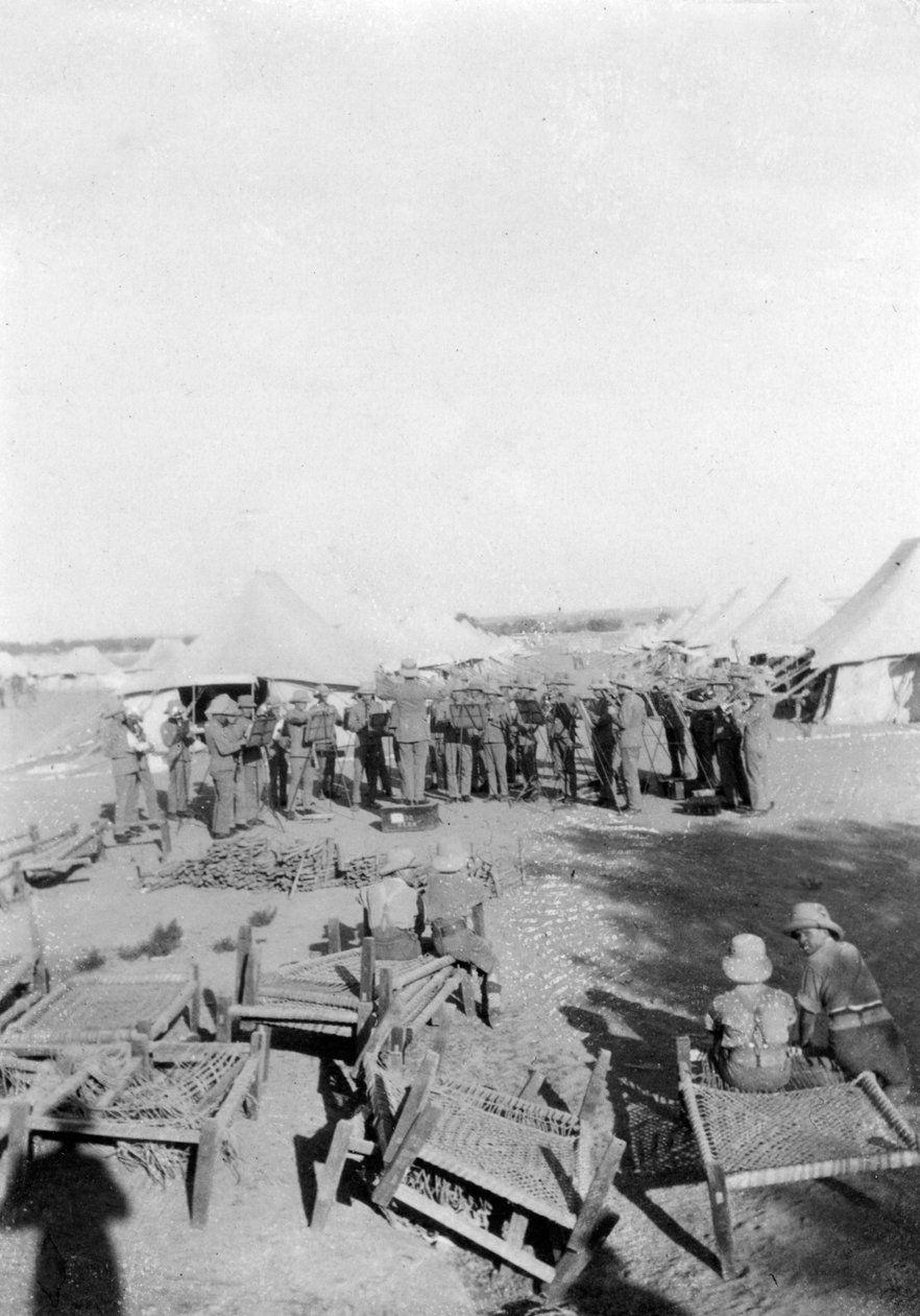 ممارسة فرقة الجيش ، هوشيرا ، 1917 بواسطة غير معروف