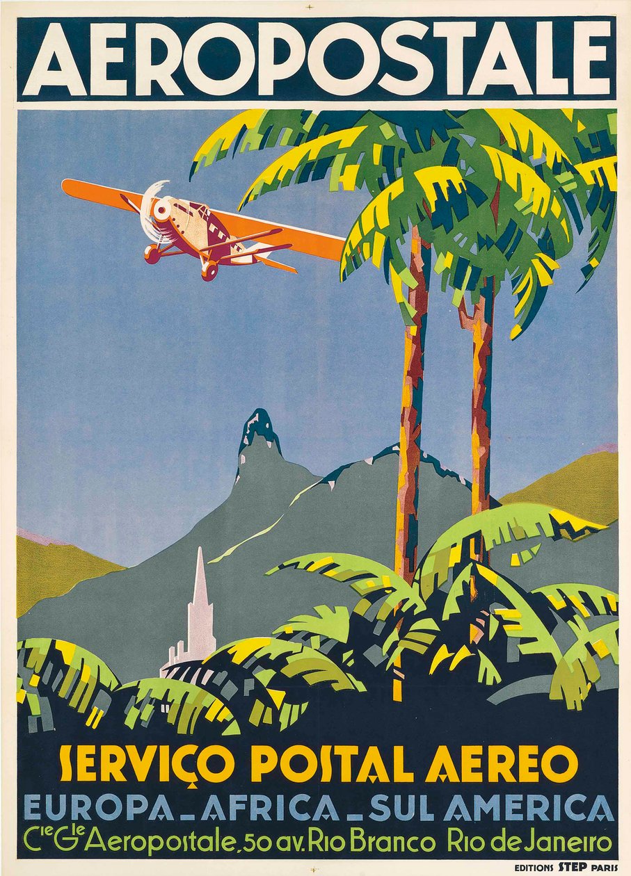 ايروبوستال. ريو دي جانيرو ، حوالي 1928-1930. بواسطة غير معروف