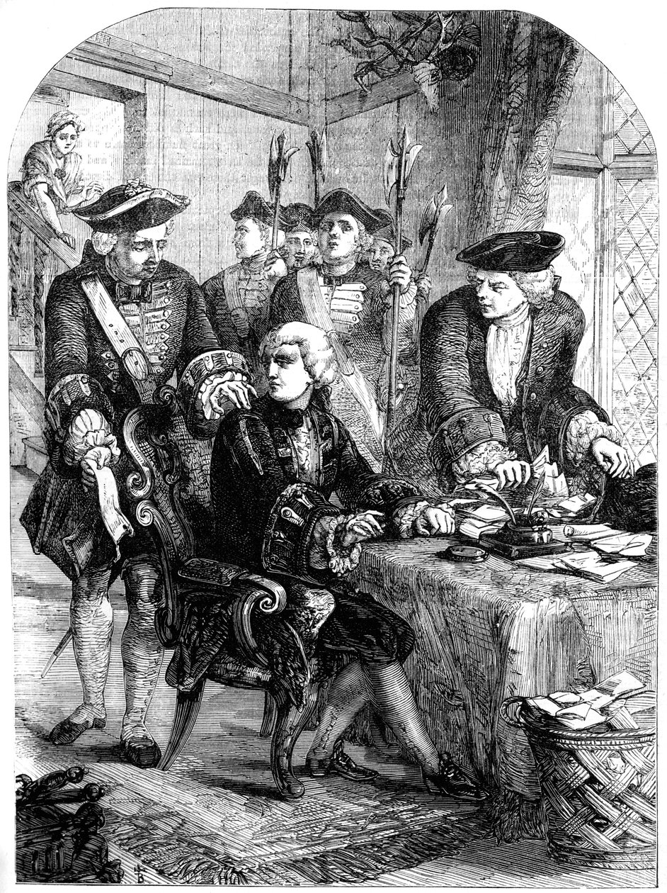 اعتقال السير ويليام ويندهام ، c1715 ، القرن التاسع عشر بواسطة غير معروف