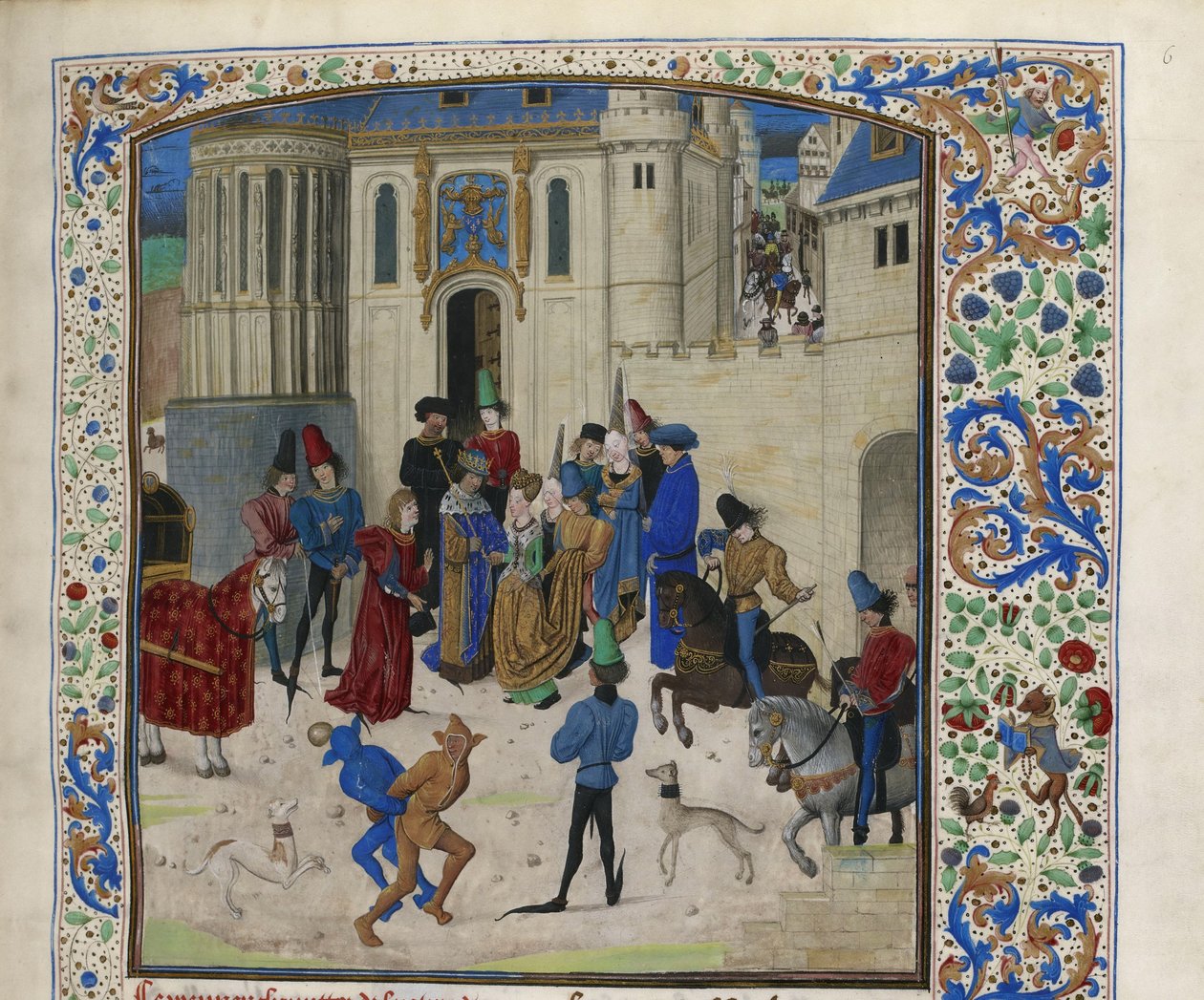 وصول إيزابو دي بافاريا إلى باريس ، حوالي 1470-1475. بواسطة غير معروف