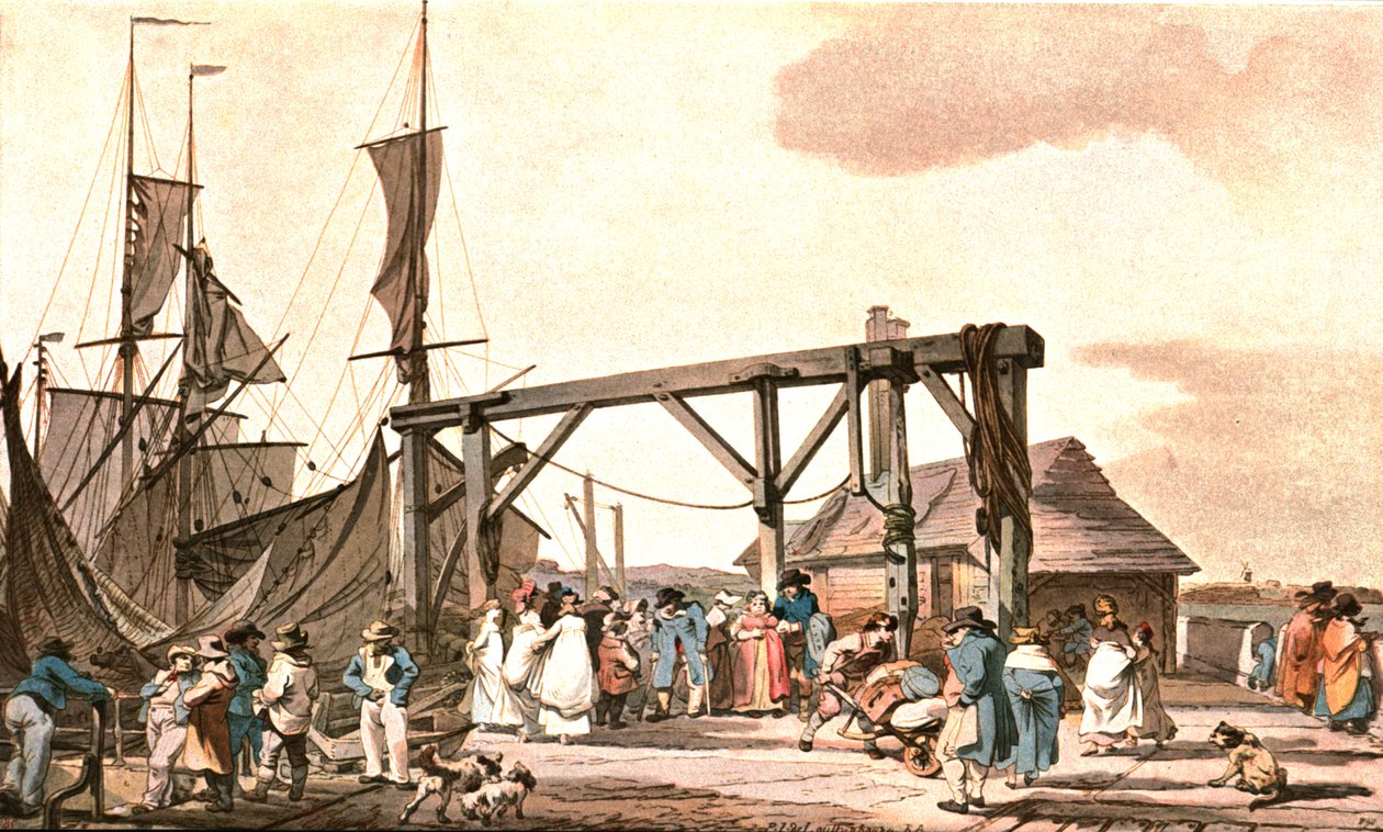 وصول هوي إلى مارجيت ، 1808 ، ج 1900. بواسطة غير معروف