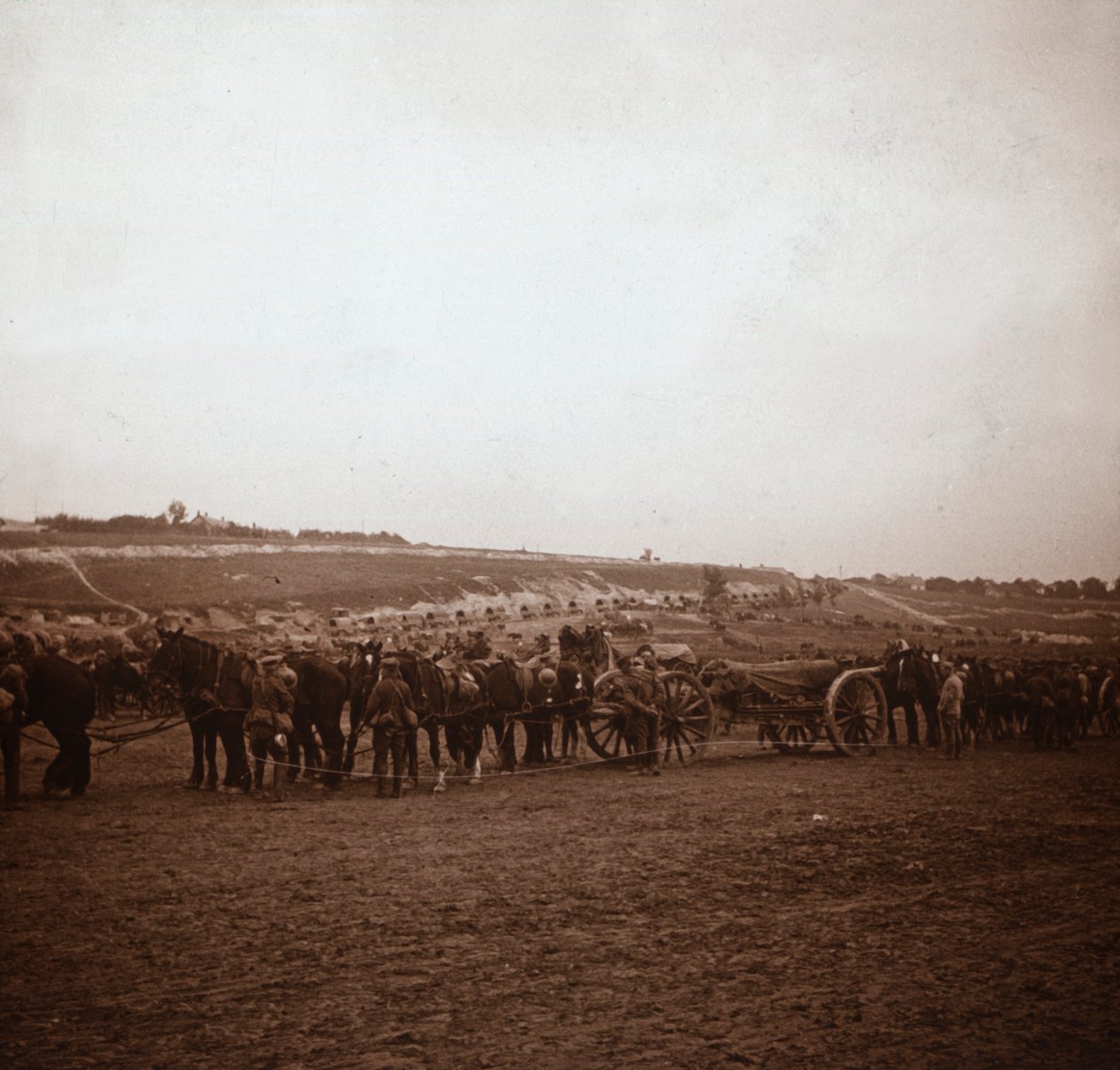 المدفعية ، جينيكورت ، شمال فرنسا ، c1914-c1918 بواسطة غير معروف