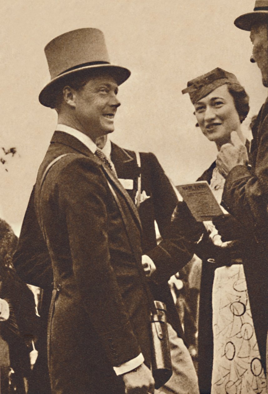 أسكوت ، يونيو 1935 - الملك إدوارد ، ثم أمير ويلز ، مع السيدة سيمبسون ، 1937 بواسطة غير معروف