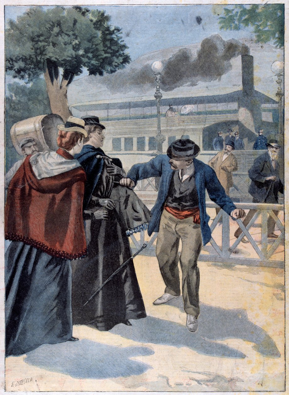 اغتيال إليزابيث بافاريا على يد لويجي لوتشيني ، 1898 بواسطة غير معروف