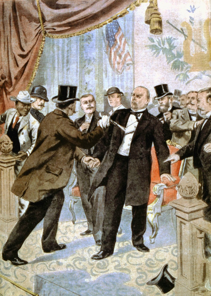 اغتيال وليام ماكينلي ، الرئيس الخامس والعشرون للولايات المتحدة الأمريكية ، 1901 بواسطة غير معروف