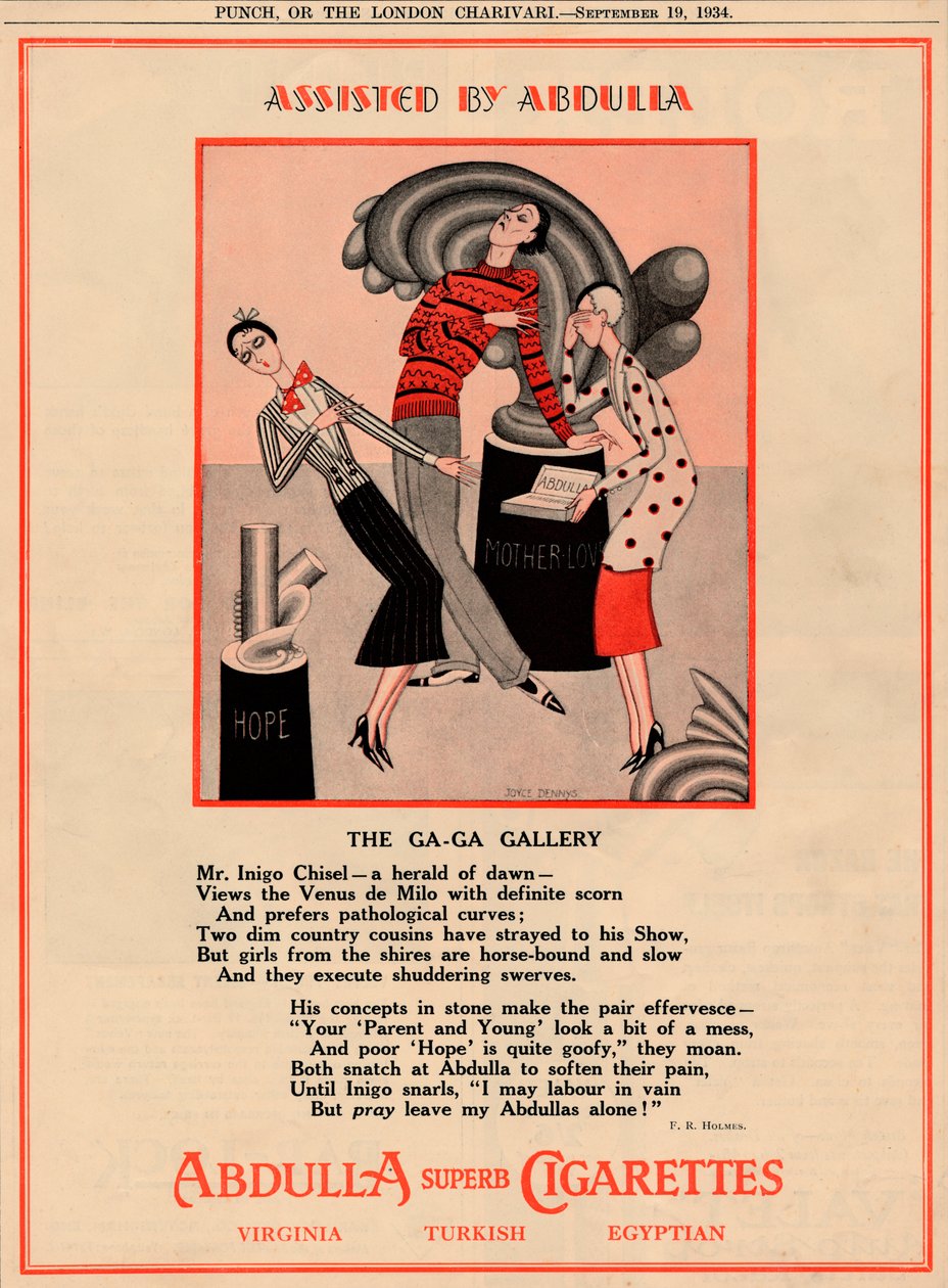 بمساعدة عبد الله - معرض Ga-Ga ، 1934 بواسطة غير معروف