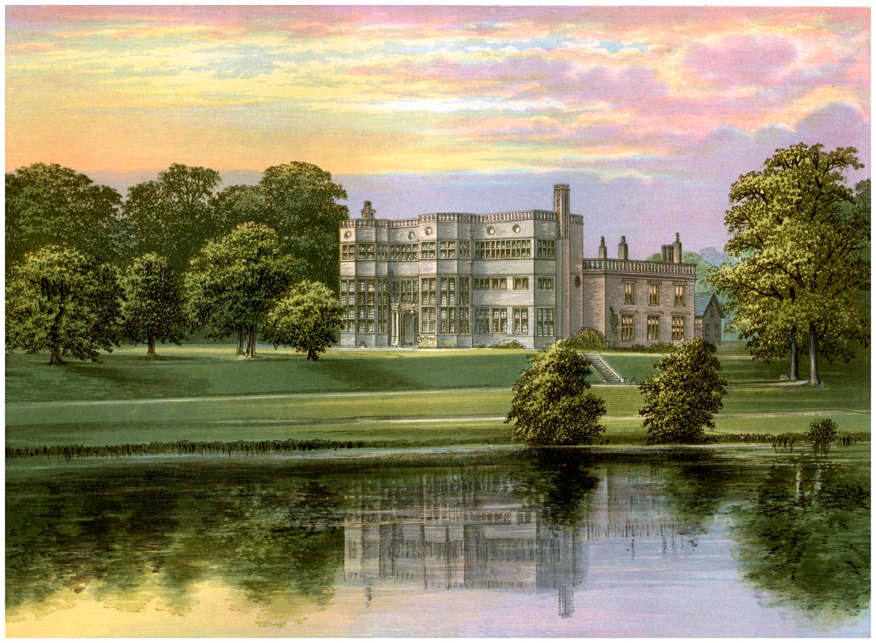 Astley Hall ، لانكشاير ، منزل Baronet de Hoghton ، c1880 بواسطة غير معروف