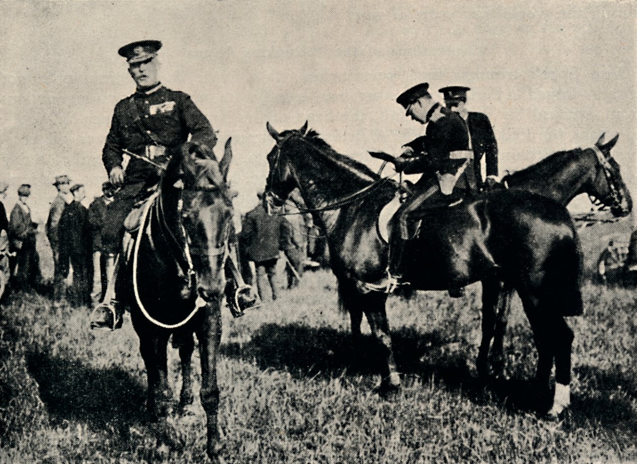 في المناورات العسكرية ، c1916 ، 1945. بواسطة غير معروف