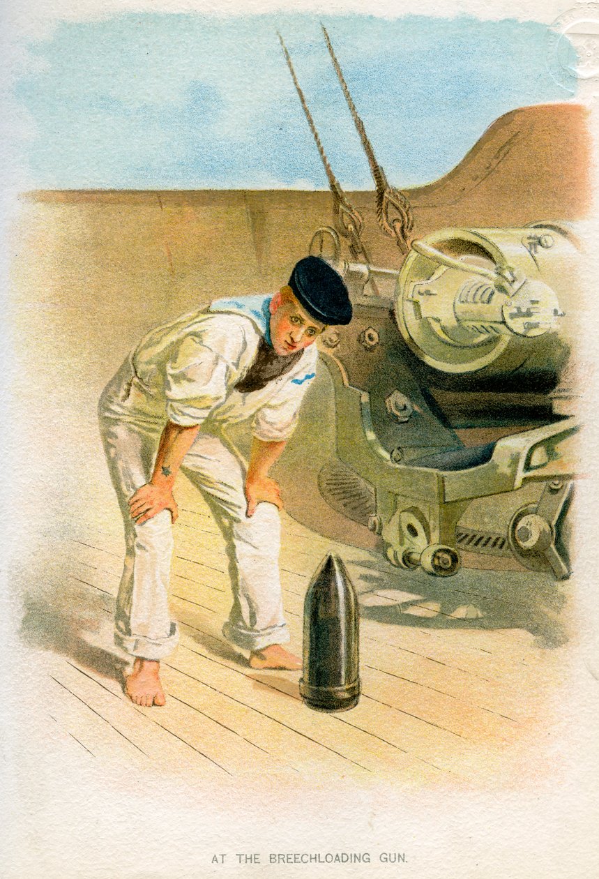 في بندقية Breechloading ، c1890-c1893 بواسطة غير معروف