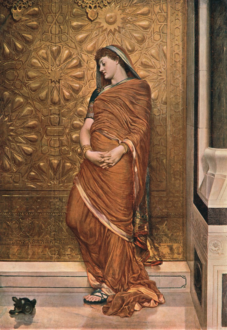 عند البوابة الذهبية ، c1882 ، c1902. بواسطة غير معروف