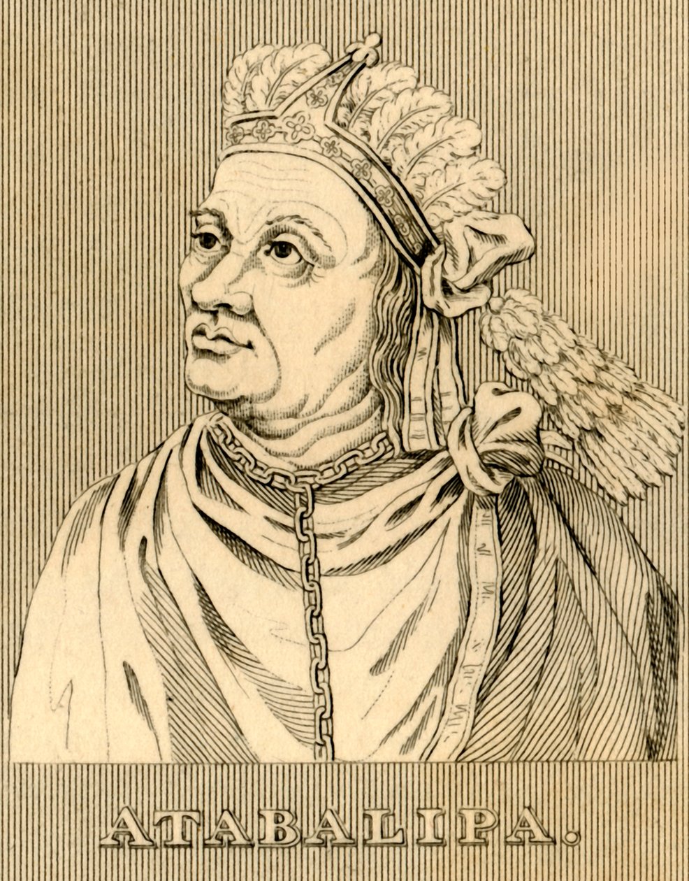 أتاباليبا ، c1502-1533 ، 1830. بواسطة غير معروف