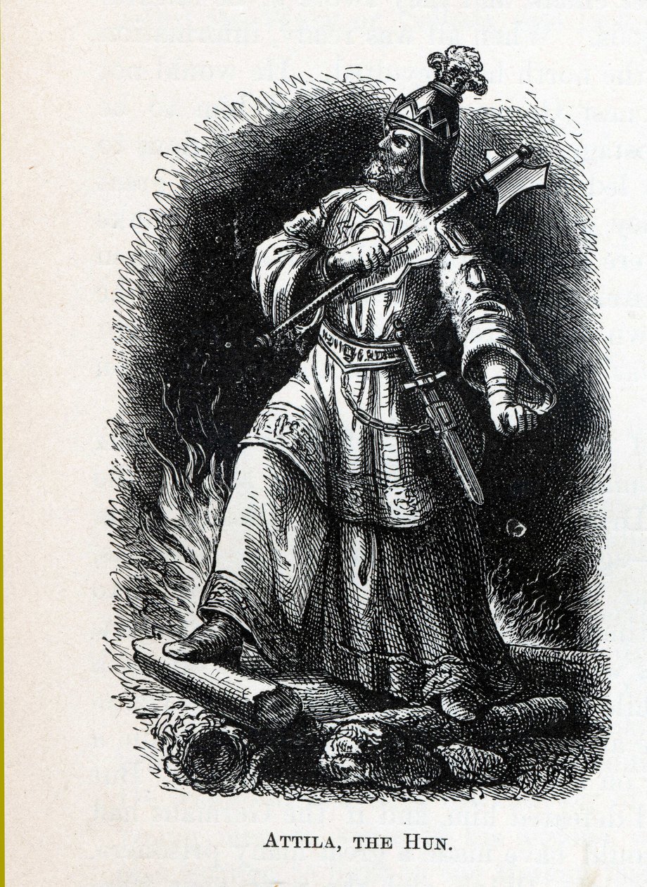 أتيلا الهوني 1882 بواسطة غير معروف