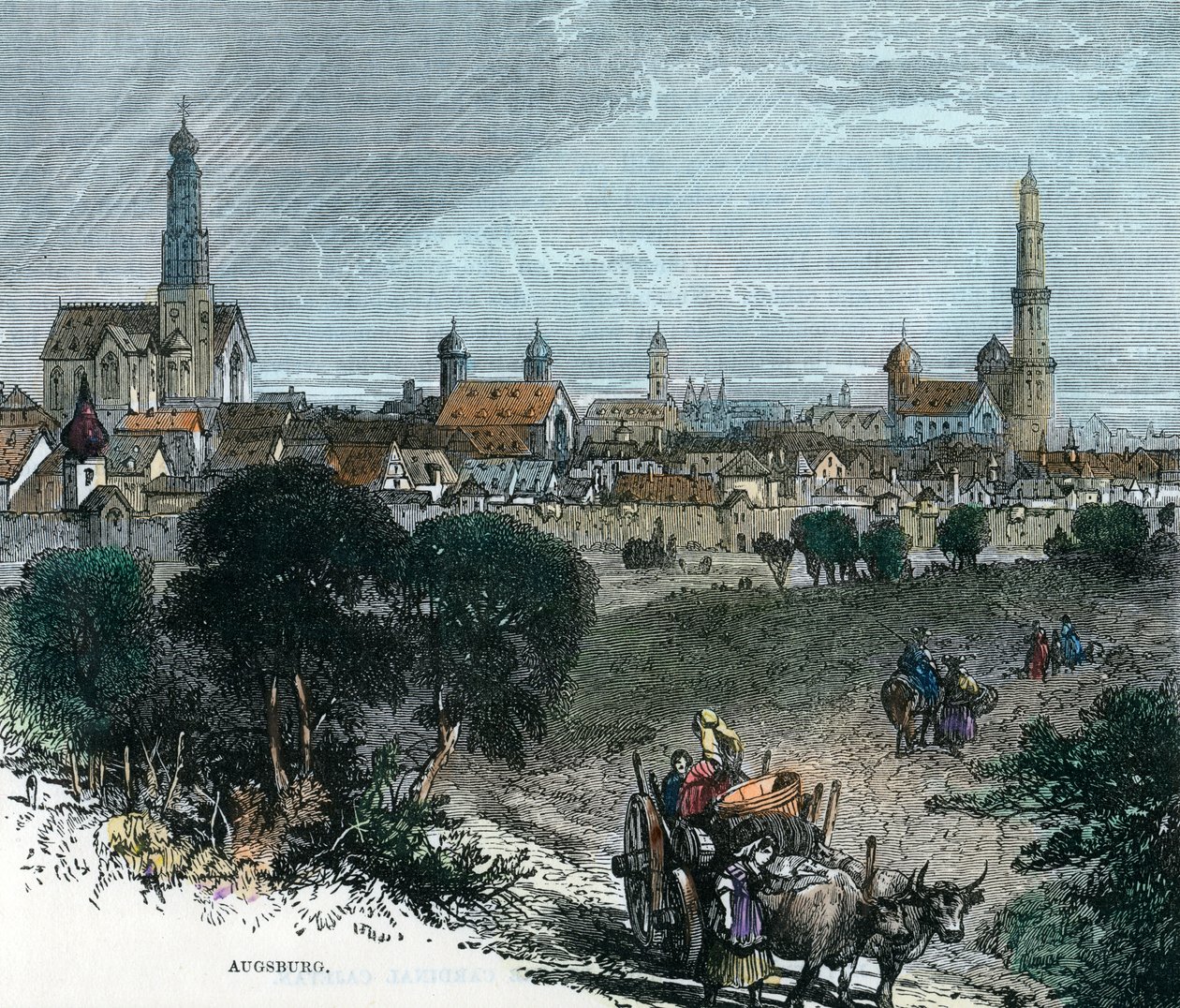 أوغسبورغ ، ألمانيا ، c1880 بواسطة غير معروف