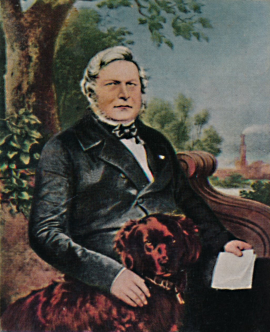 أغسطس بورسيج 1804-1854. - رسم كروجر 1934. بواسطة غير معروف