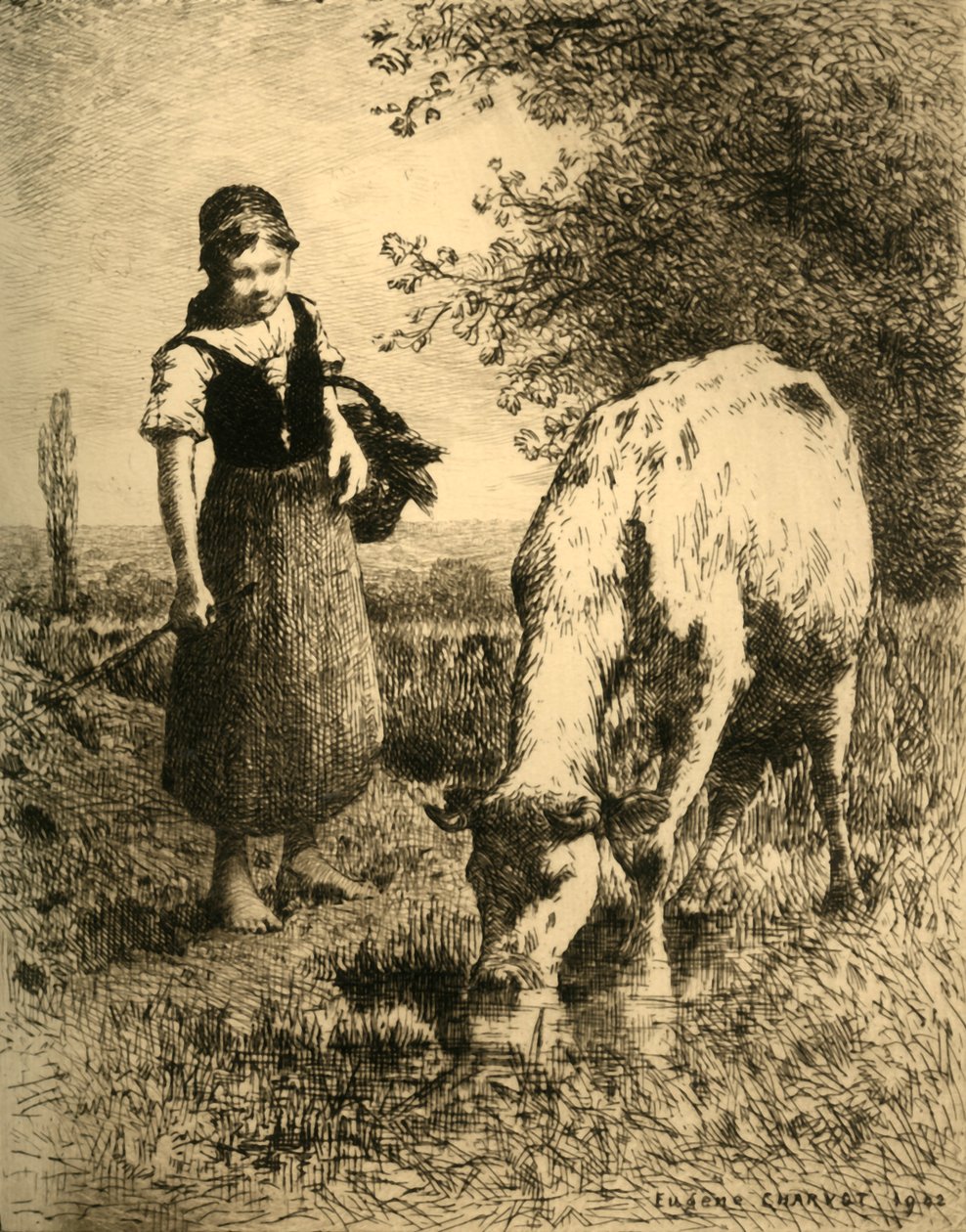 Aux Champs ، 1903. بواسطة غير معروف