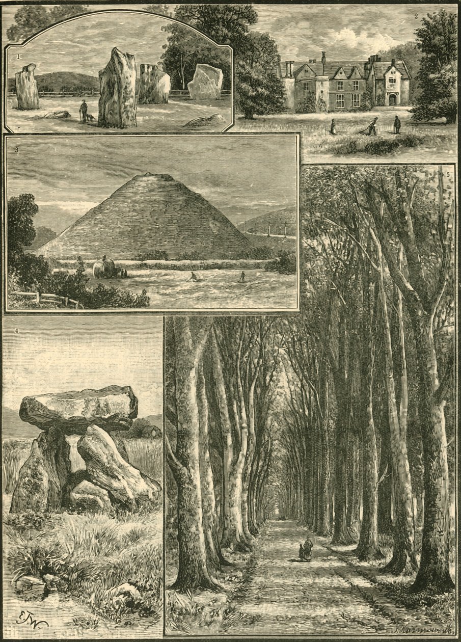 أفيبوري. Littlecote. سيلبوري. وكر الشيطان. جراند أفنيو .1898. بواسطة غير معروف