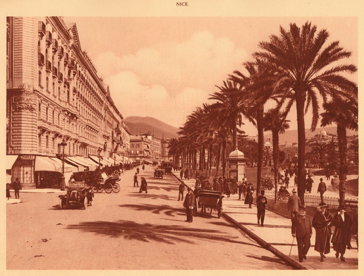 شارع فردان ، نيس ، 1930. بواسطة غير معروف
