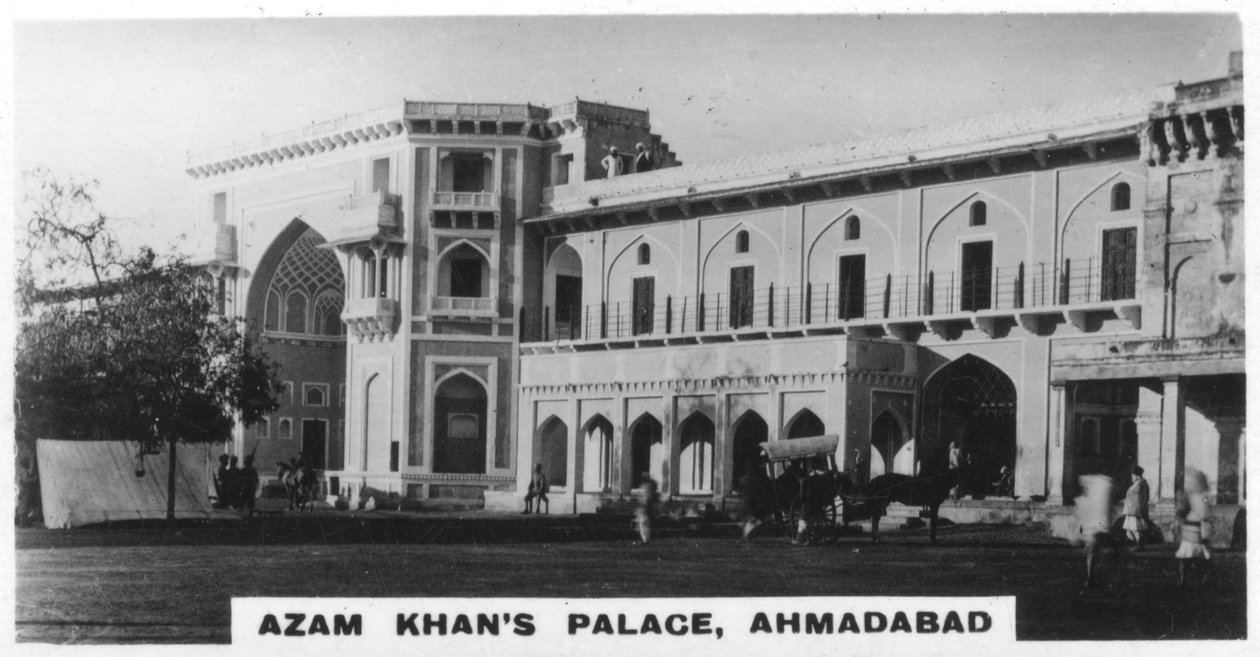 قصر عزام خان ، أحمد آباد ، الهند ، c1925 بواسطة غير معروف