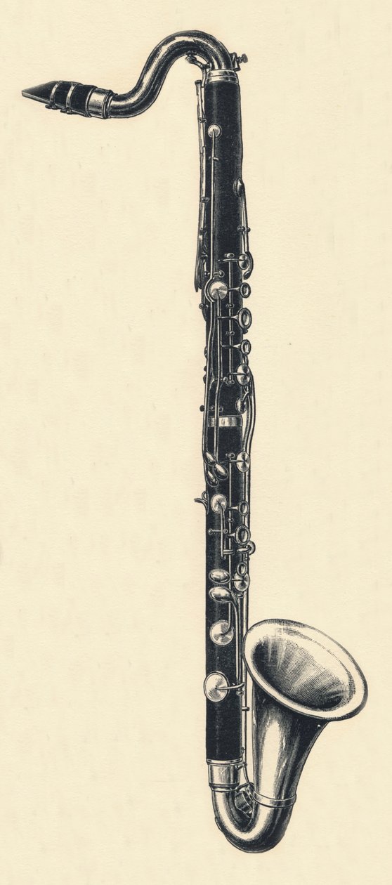 ب باس كلارينيت ، 1895. بواسطة غير معروف