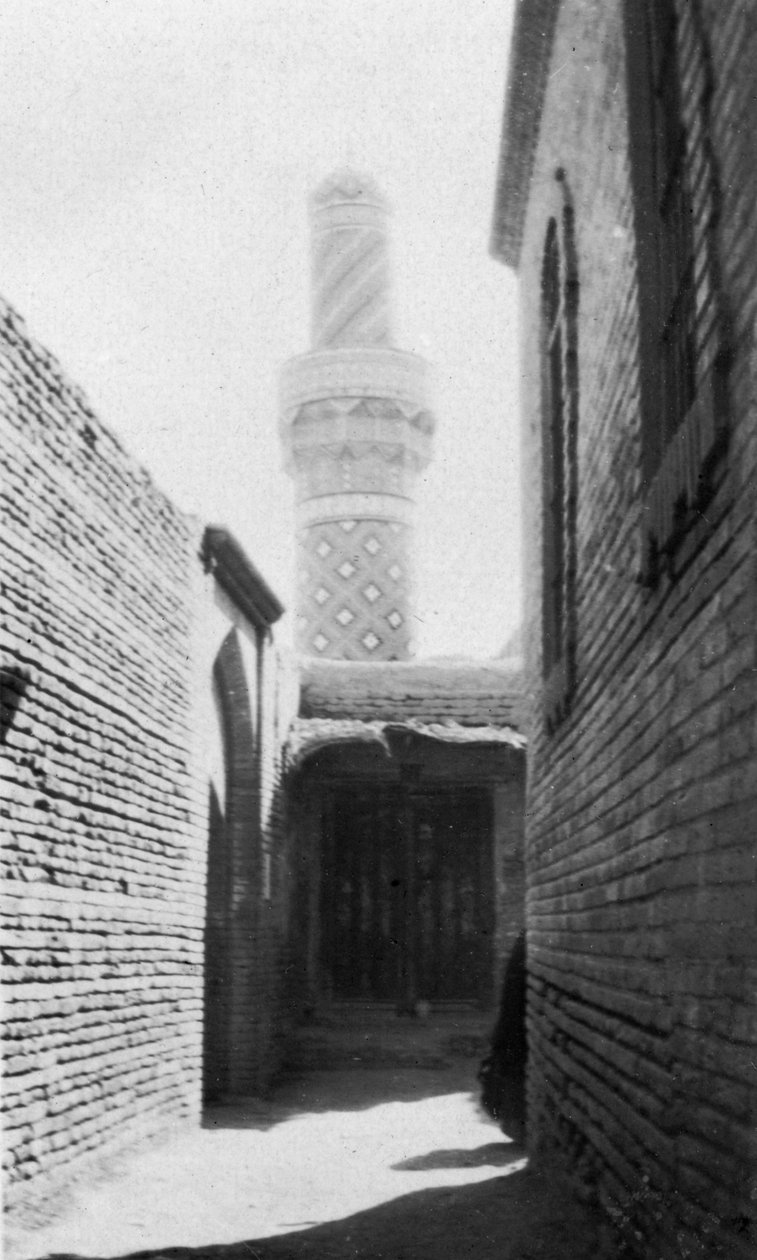 المسجد الخلفي والقديم ، بغداد ، العراق ، 1917-1919 بواسطة غير معروف