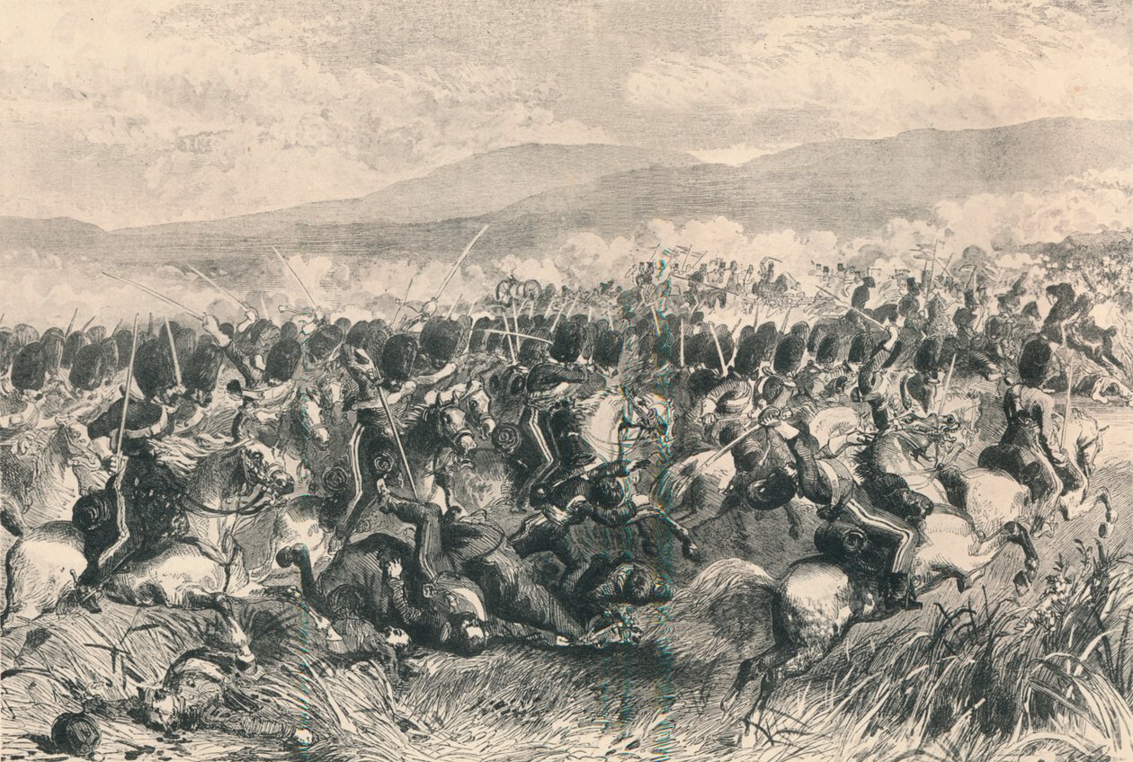 بالاكلافا ، 25 أكتوبر 1854. المسؤول عن الاسكتلنديين الرمادي ، 1884 بواسطة غير معروف