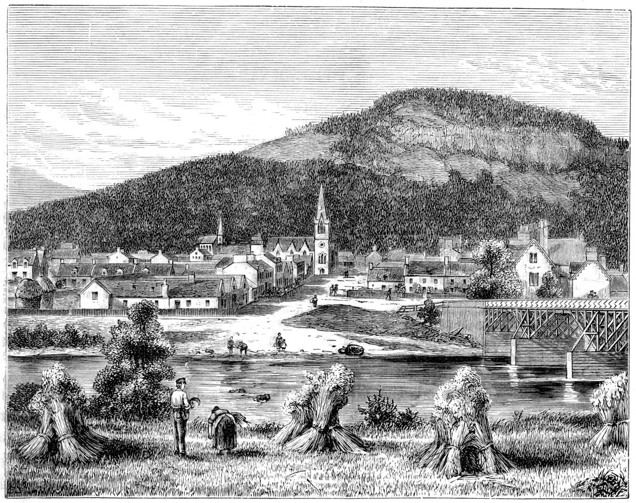 Ballater ، Royal Deeside ، اسكتلندا ، 1900 بواسطة غير معروف