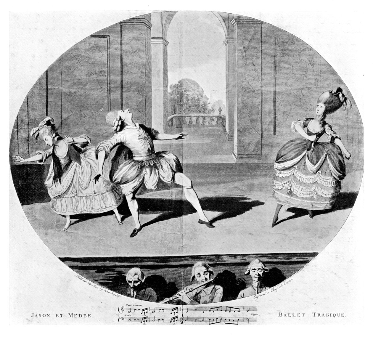 الباليه التراجيدي ، 1781 بواسطة غير معروف