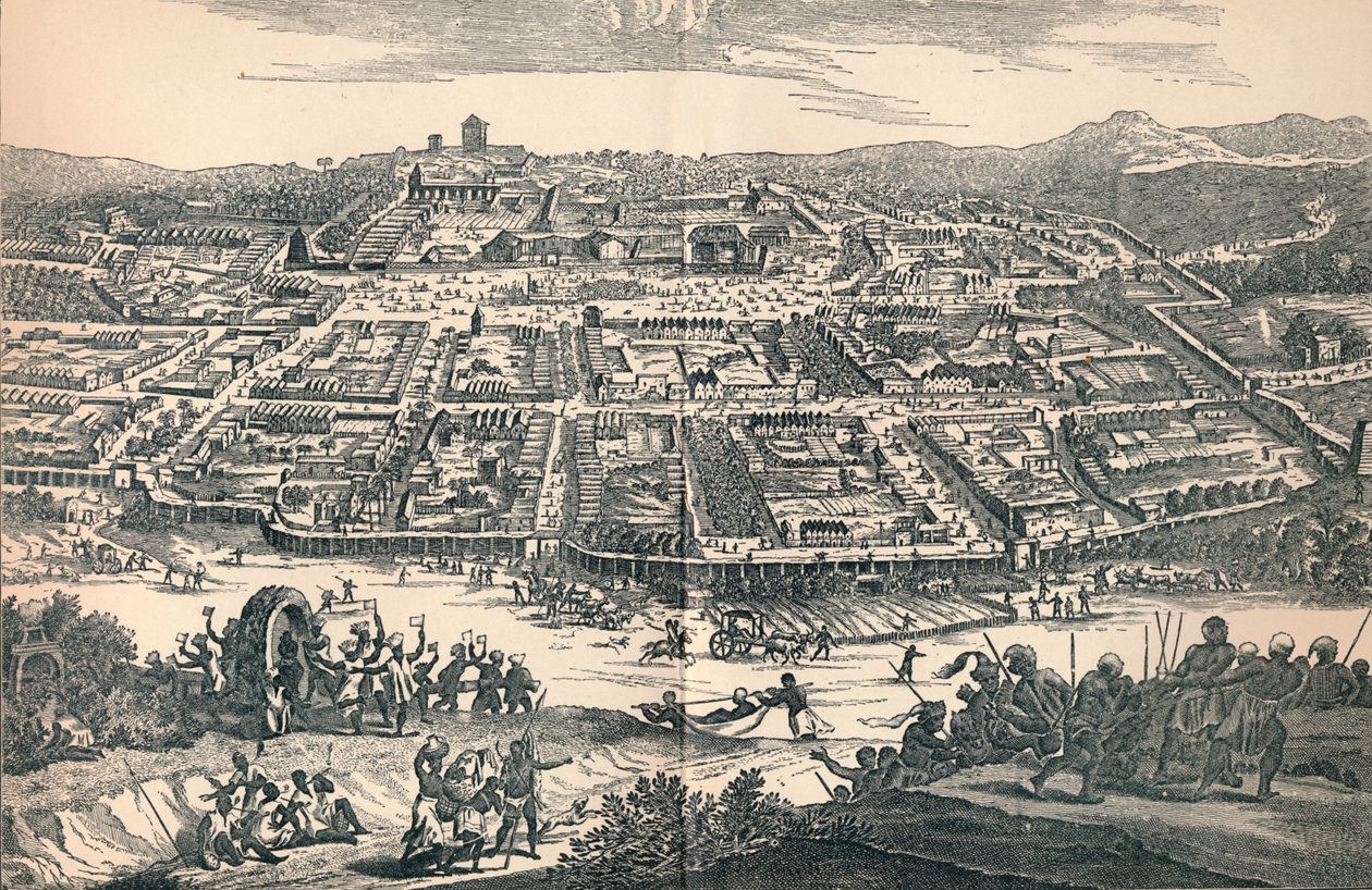 Banza Lovangri ، عاصمة مملكة Lovango السابقة ، c1670 ، 1903 بواسطة غير معروف