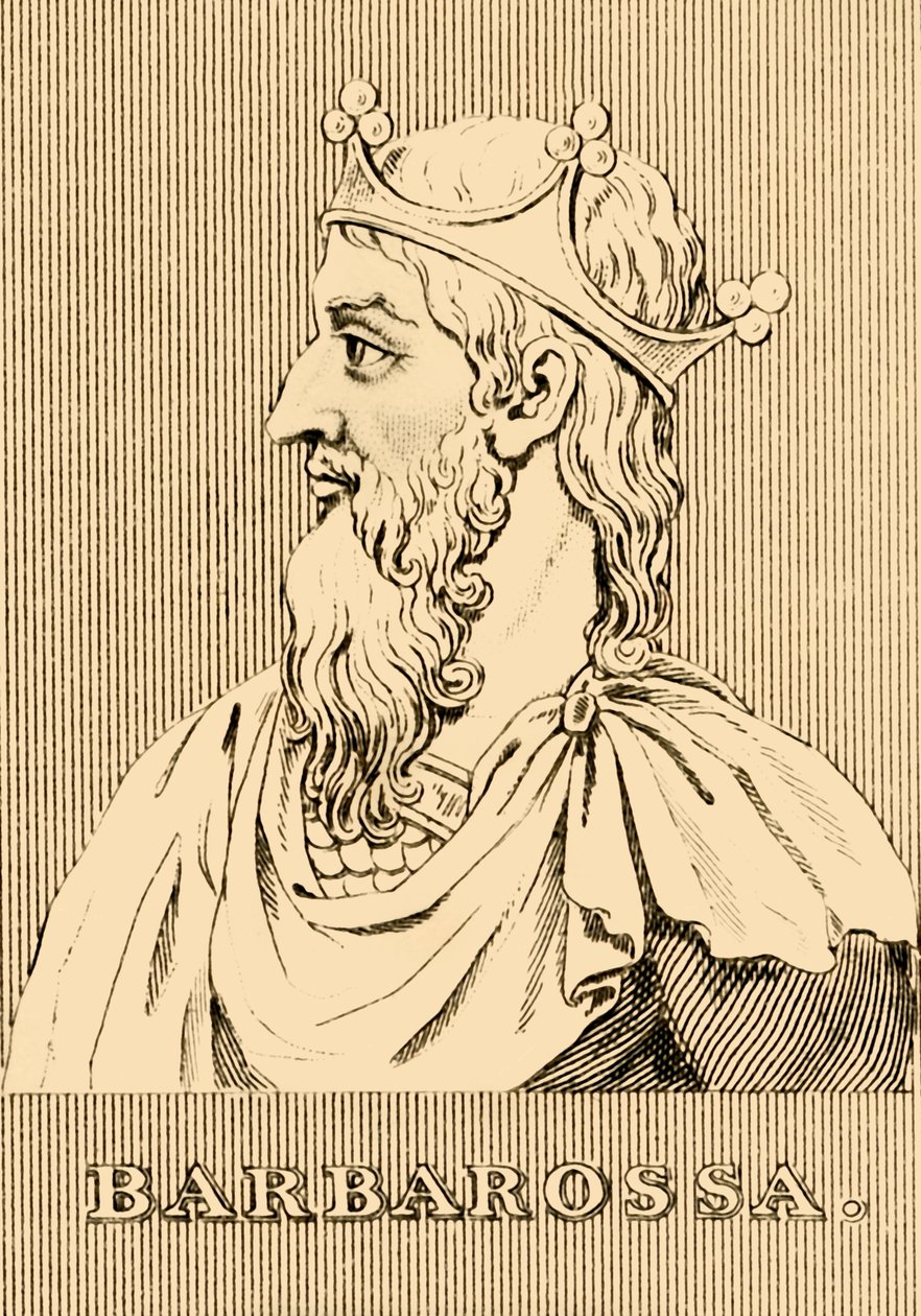 بربروسا ، 1122-1190 ، 1830. بواسطة غير معروف