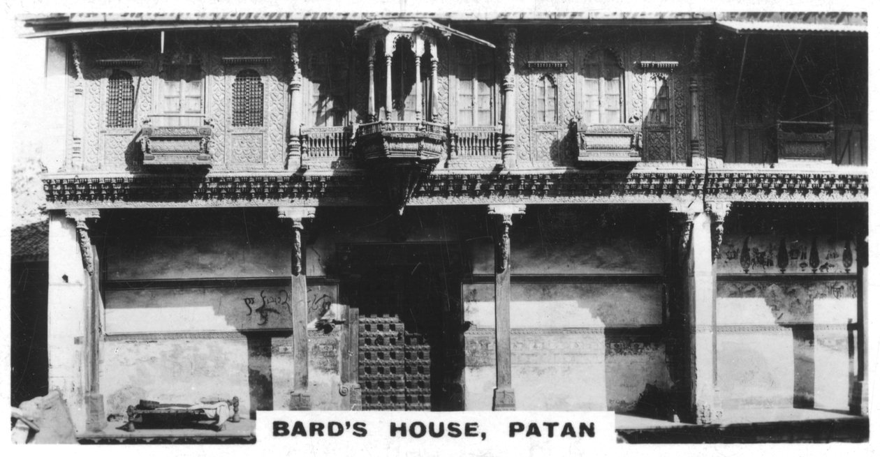 Bards House، Patan، India، c1925 بواسطة غير معروف