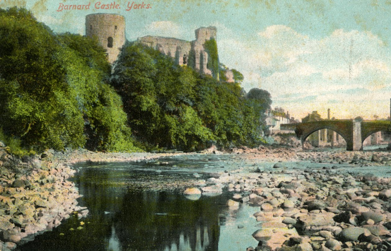 قلعة بارنارد ، دورهام ، c1905 بواسطة غير معروف