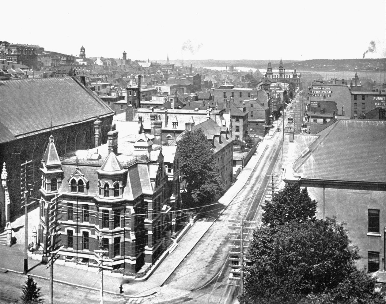 Barrington Street ، هاليفاكس ، نوفا سكوتيا ، كندا ، c1900. بواسطة غير معروف