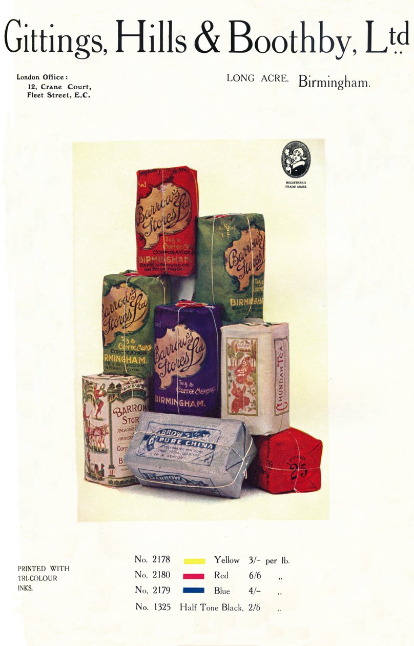 إعلان شركة Barrows Stores Ltd. ، 1910 بواسطة غير معروف
