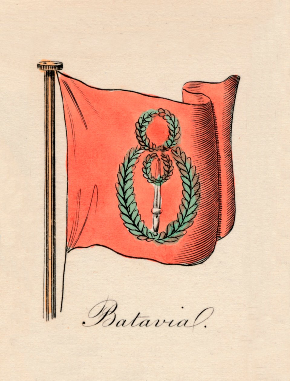 باتافيا ، 1838 بواسطة غير معروف