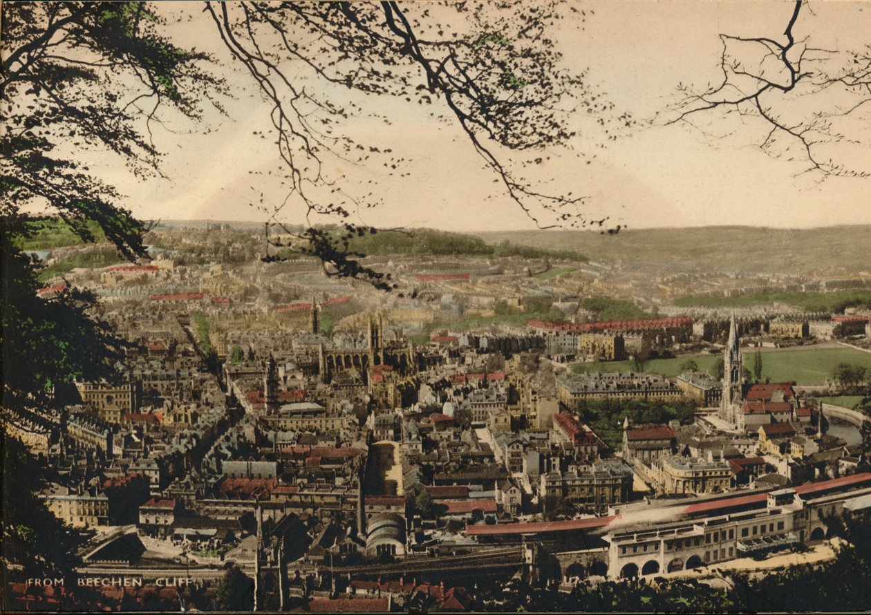 حمام من Beechen Cliff ، c1925 بواسطة غير معروف
