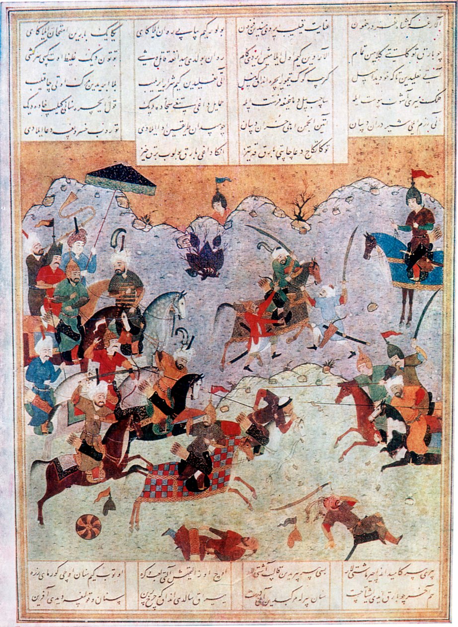 معركة بين الإسكندر والملك الفارسي داريوس الثالث ، القرن الرابع قبل الميلاد بواسطة غير معروف