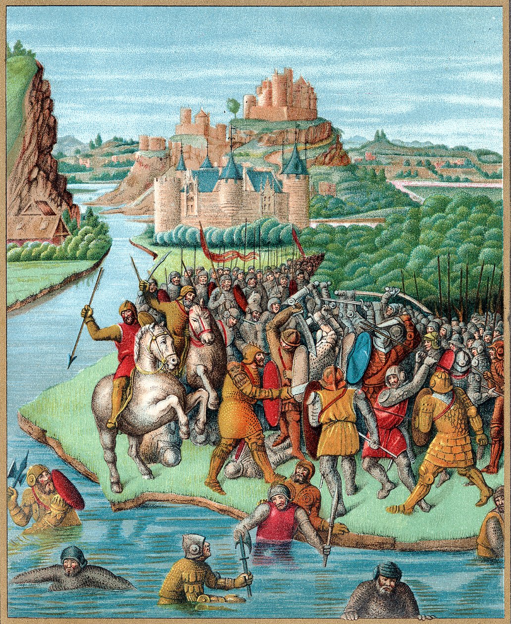 معركة بين Bacchides و Jonathan ، Maccabean Revolt ، 160 قبل الميلاد ، القرن التاسع عشر بواسطة غير معروف