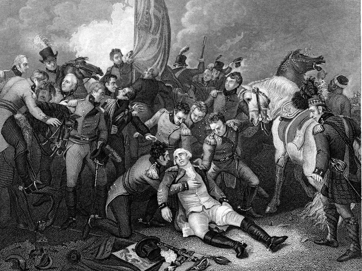 معركة خليج أبو قير ، مصر ، 21 مارس 1801 بواسطة غير معروف