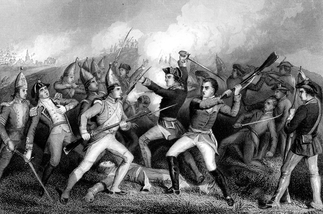 معركة بينينجتون ، فيرمونت ، حرب الاستقلال الأمريكية ، 16 أغسطس 1777 بواسطة غير معروف