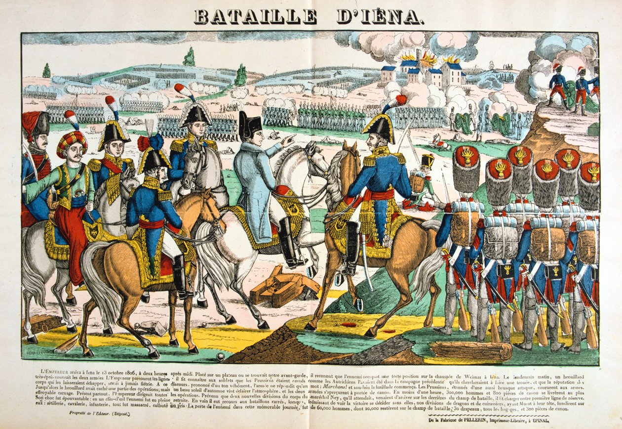 معركة جينا ، 14 أكتوبر 1806 ، c1835 بواسطة غير معروف