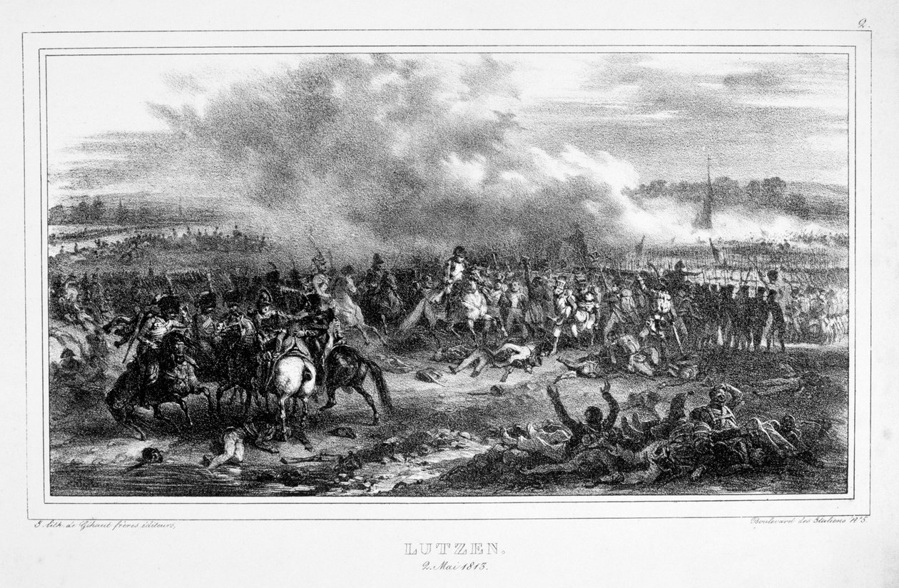 معركة لوتسن ، 2 مايو 1813 بواسطة غير معروف